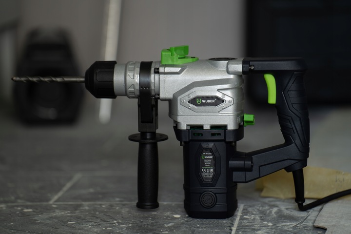 WIERTARKA MŁOTOWIERTARKA MŁOT UDAROWY MOCNA SDS+ WIERTŁA SZPICAK PRZECINAK