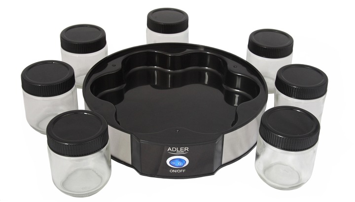 JOGURTOWNICA DOMOWY JOGURT 1,4L 7 SŁOICZKÓW 200ML