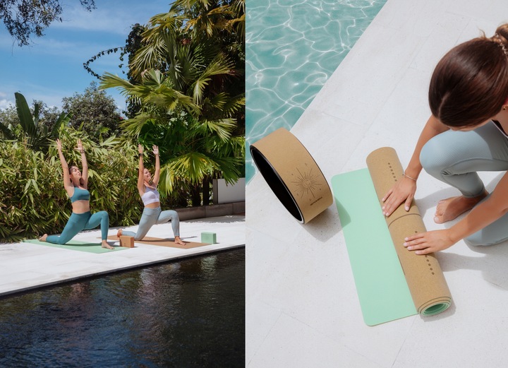 Zestaw 2 kostek do jogi Spokey ASURA klocek blok do ćwiczeń