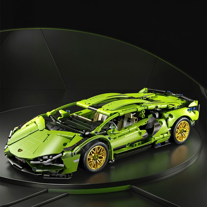 KLOCKI LAMBORGHINI TECHNICZNE AUTO SPORTOWE WYŚCIGOWE XTECH 1254 ELEMENTY