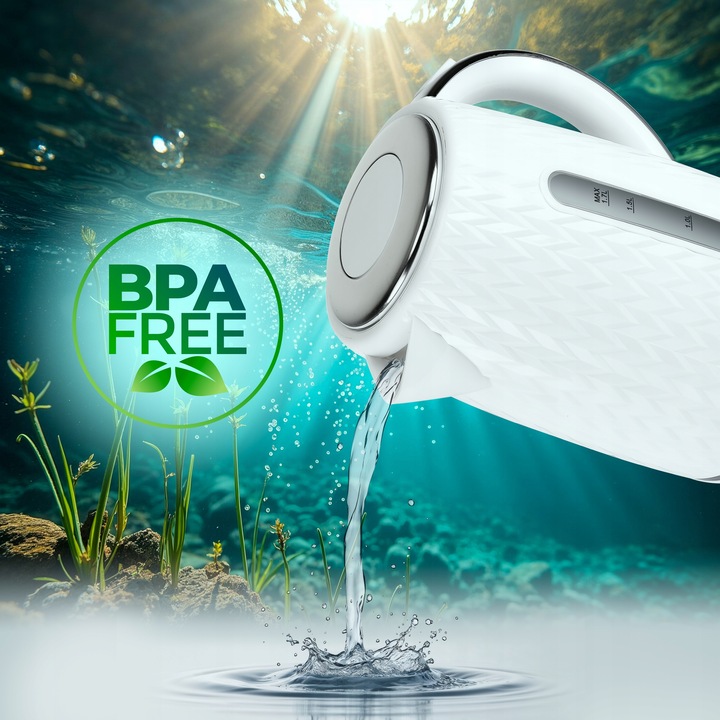 CZAJNIK ELEKTRYCZNY BEZPRZEWODOWY ELDOM 1,7L 2000W BIAŁY