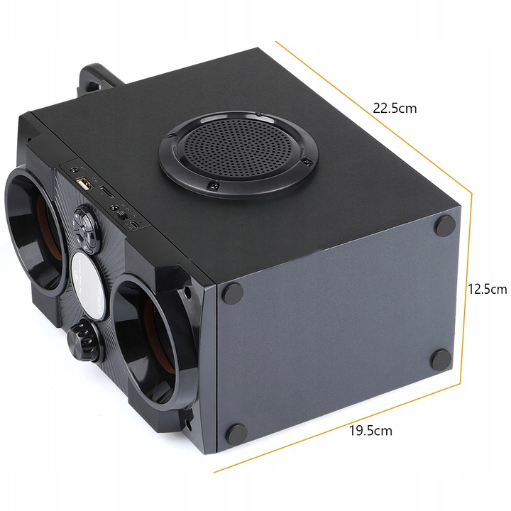 PRZENOŚNY GŁOŚNIK BLUETOOTH BEZPRZEWODOWY 4000mAH