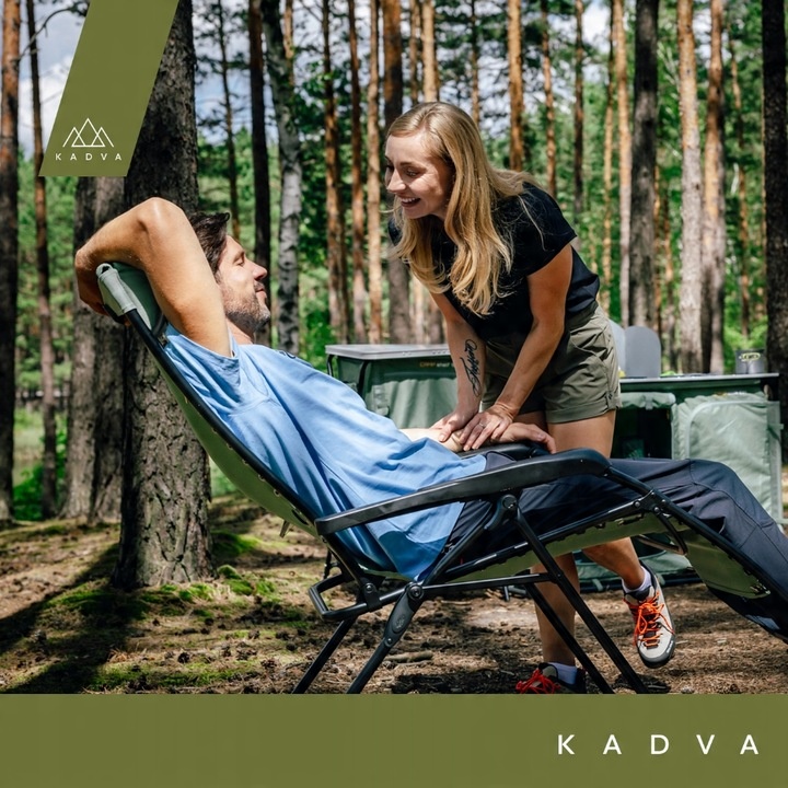 Krzesło turystyczne KADVA CAMPchair 3.0 zielony OS Aluminiowa Rama