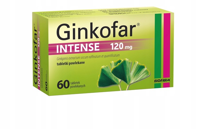 Ginkofar Intense 120mg, 60 tabletek