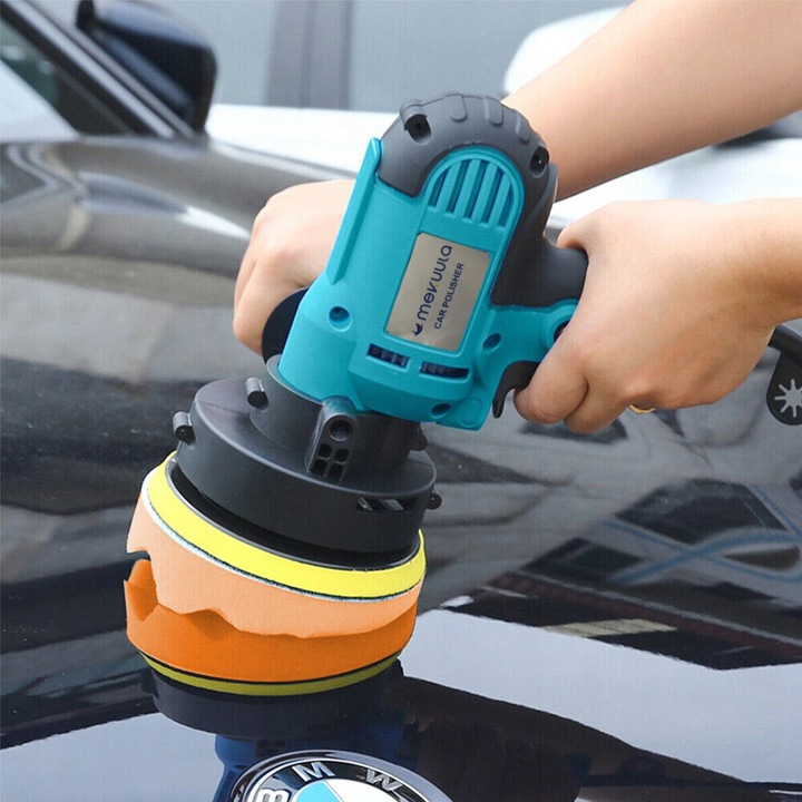 Profesjonalna POLERKA SAMOCHODOWA Z REGULACJĄ OBROTÓW + 28x AKCESORIÓW