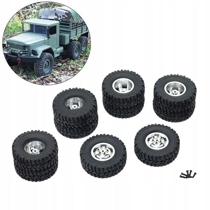 10-częściowy zestaw opon gumowych Odporne na zużycie felgi piast kół z