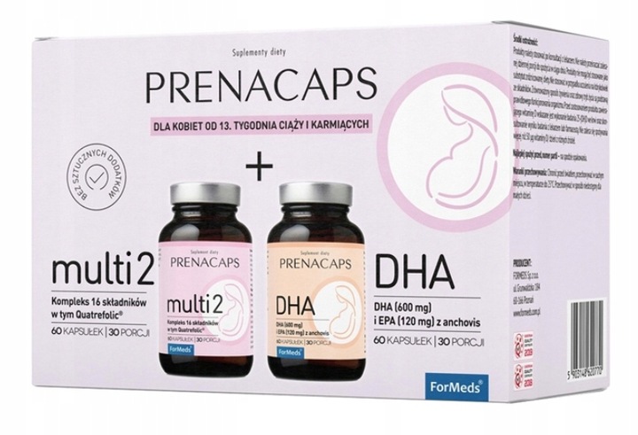 Formeds PRENACAPS MULTI 2 + DHA - od 13 . tygodnia