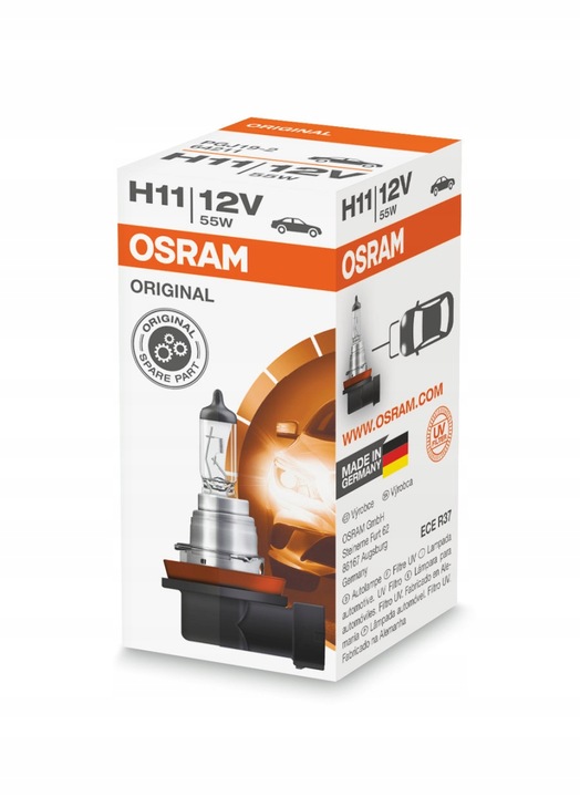 2x ŻARÓWKA HALOGENOWA OSRAM H11 ORIGINAL LINE 12V