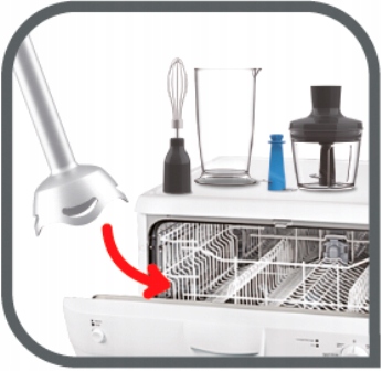 Blender ręczny TEFAL QUICKCHEF 4w1 HB65KD38