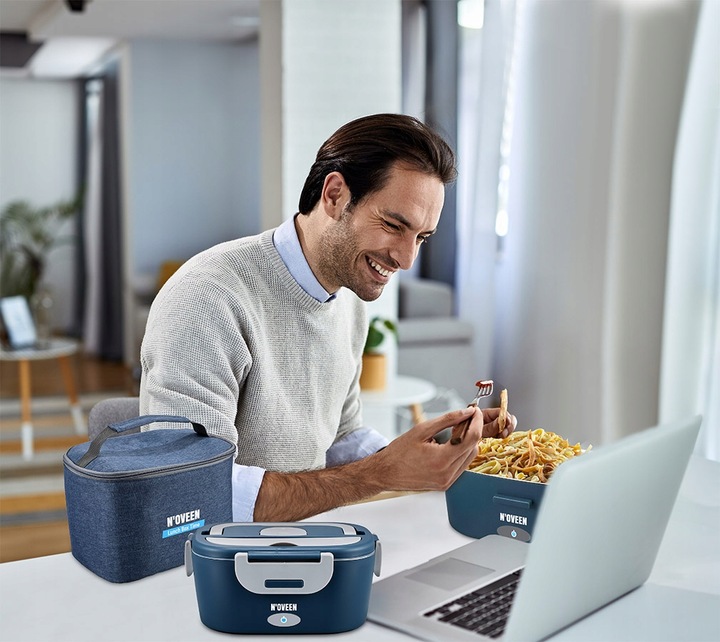 Lunch BOX TERMOS NA JEDZENIE PODGRZEWACZ DO AUTA 12/24/230V