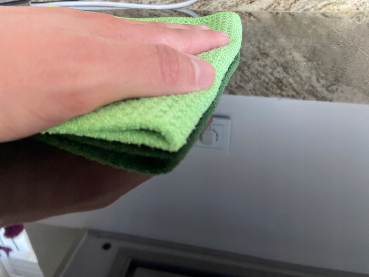 CarGlowGoods Storm mikrofibra waflowa do szyb w aucie szkła okien 40x40 3x