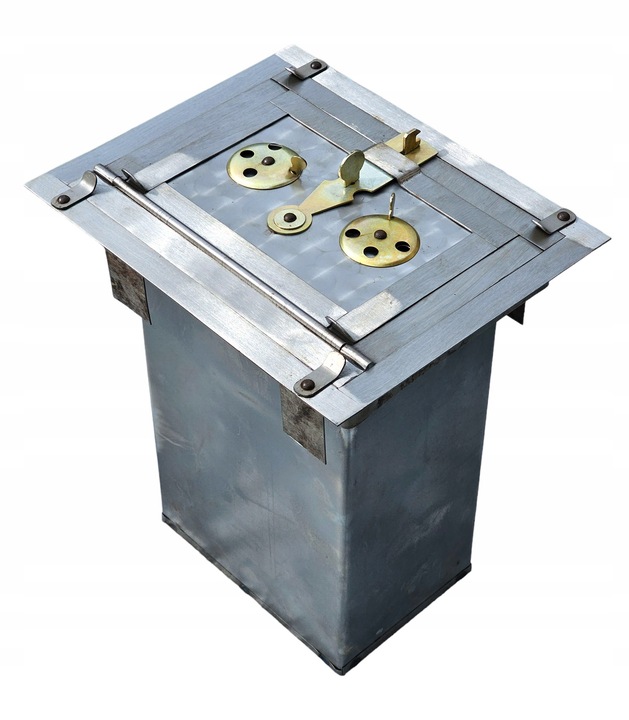 Piekarnik czarny stalowy do kuchni kaflowej bradura + podpałka do pieca