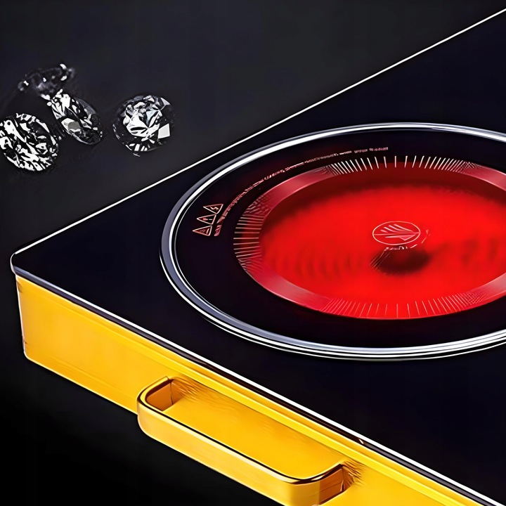 KUCHENKA PŁYTA GRZEWCZA PODWÓJNA DWUPALNIKOWA PRZENOŚNA 4000W ELEKTRYCZNA