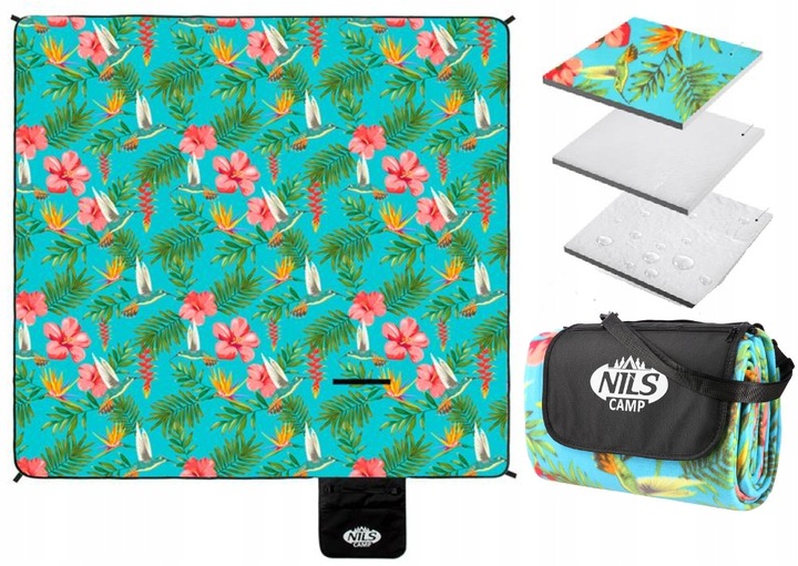 KOC Polarowy GRUBY na Biwak PIKNIK Duży IZOLOWANY