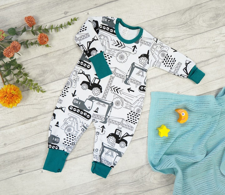 Pajac bez stópek rosnący dł. rękaw r.80/86 386b