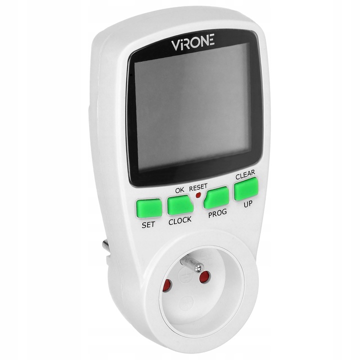 PROGRAMATOR CZASOWY WŁĄCZNIK WYŁĄCZNIK CYFROWY TIMER LCD HARMONOGRAM 7 DNI