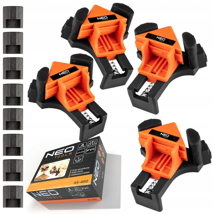 NEO ŚCISK KĄTOWY DO NAROŻNIKÓW DREWNA STOLARSKI ŚCISKI UCHWYT MEBLI