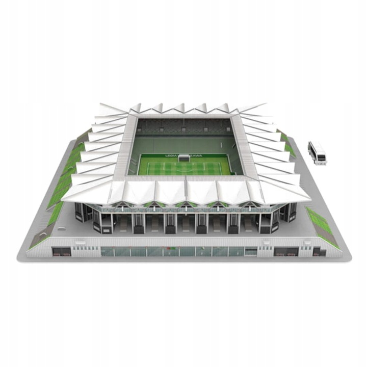 Stadion Miejski Legii Warszawa im. J. Piłsudskiego - LEGIA - Puzzle 3D 154