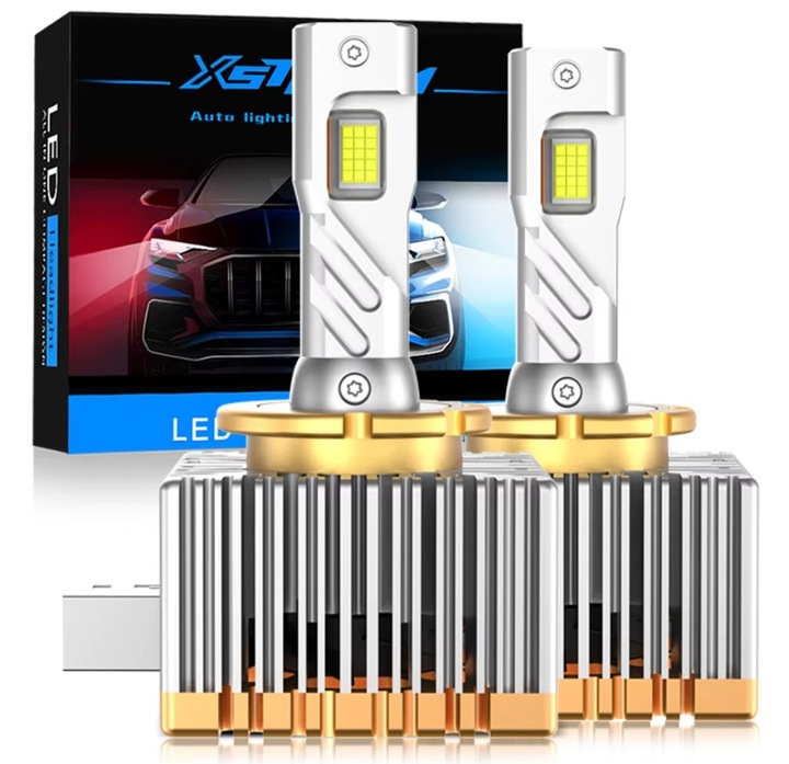 2x ŻARÓWKA LED D1S D1R XSTORM P&P CANBUS 25000LM 70W XENON MOCNE CHŁODZENIE