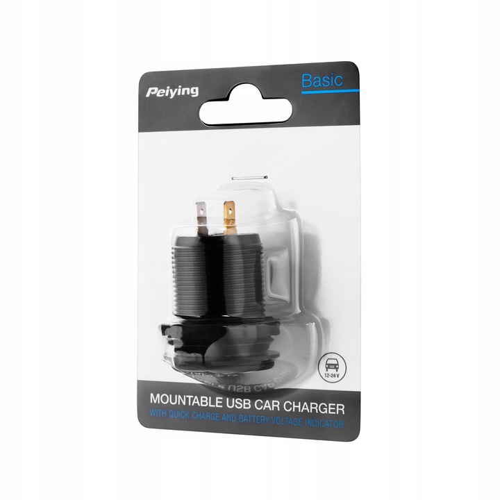 Ładowarka samochodowa Peiying 2x USB Quick Charge