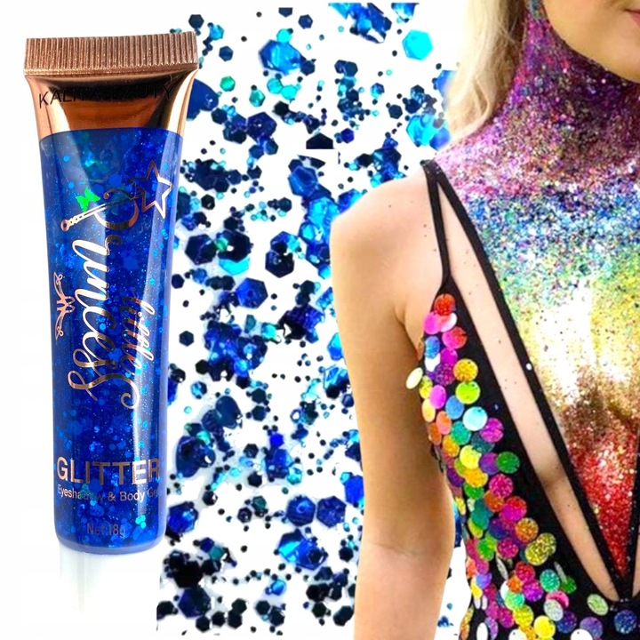 BROKAT DO ZDOBIENIA TWARZY CIAŁA UST WŁOSÓW GEL