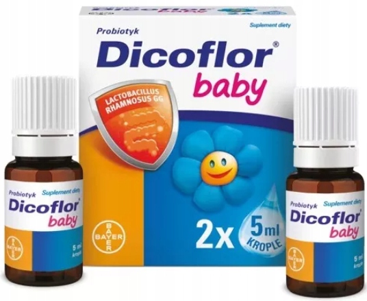 Dicoflor Baby probiotyk krople dla dzieci 2 x 5 ml