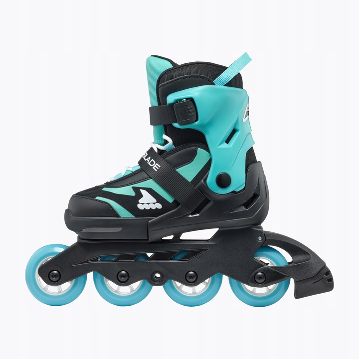 Rolki dziecięce Rollerblade Microblade Jr black/light blue 36.5-40.5 EU