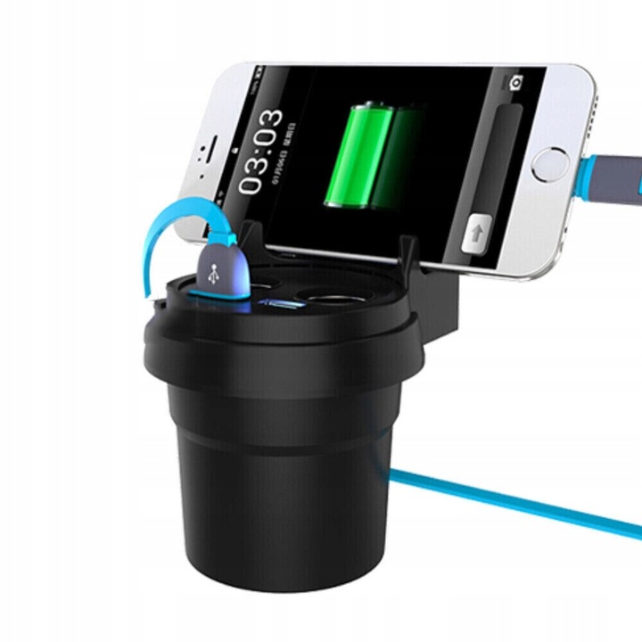 ADAPTER ŁADOWARKI SAMOCHODOWEJ, ROZDZIELACZ ZAPALNICZKI SAMOCHODOWEJ