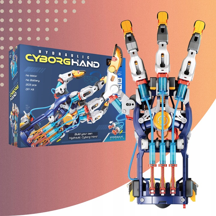 Zabawki Dla Dzieci Interaktywne Edukacyjne Robot Hydrauliczna Ręka Cyborga