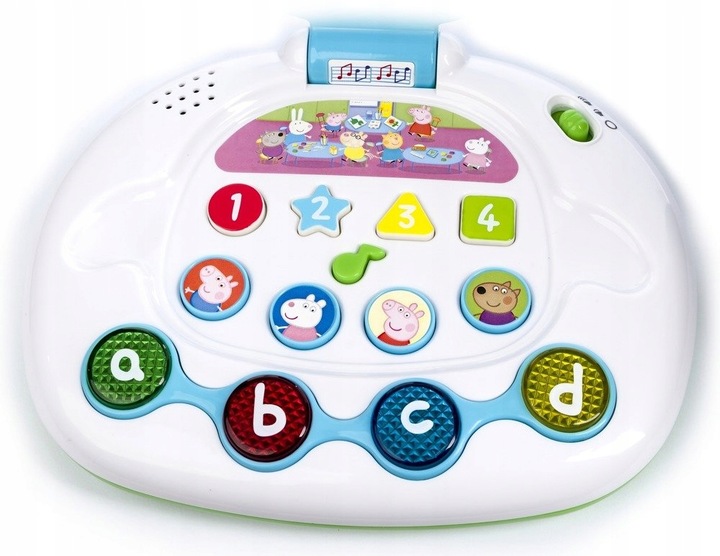 LAPTOP EDUKACYJNY DLA DZIECI po polsku INTERAKTYWNY KOMPUTER ŚWINKA PEPPA