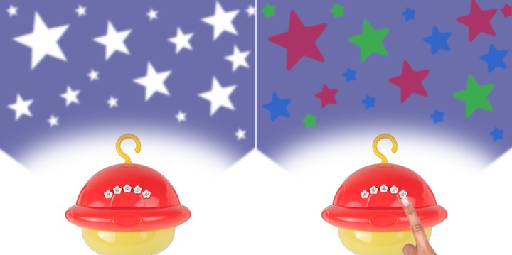 KARUZELKA KARUZELA DO ŁÓŻECZKA PROJEKTOR POZYTYWKA Z PILOTEM DLA DZIECI