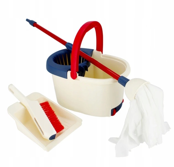 Zestaw Sprzątający 8w1 Odkurzacz Pionowy dla Dzieci Robot Mop Miotła 3 L+