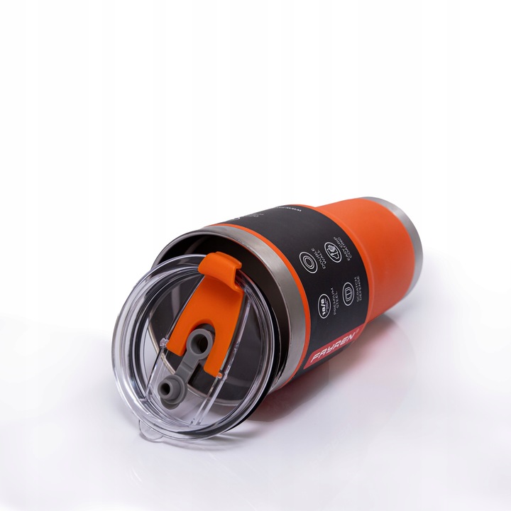 Fayren Kubek Termiczny 580ml Metro Apricot Crush do auta, pracy i na spacer