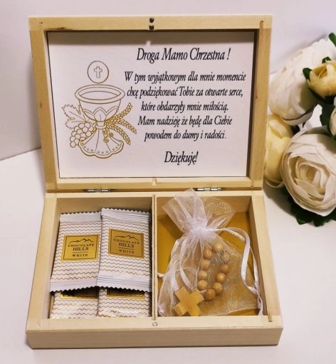 UPOMINEK KOMUNIJNY Podziękowanie dla gości I Komunia Święta CHRZESTNEJ