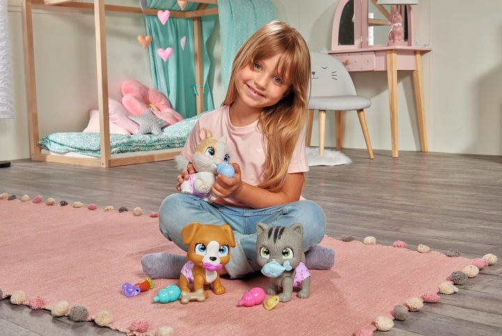 PAMPER PETZ KRÓLICZEK INTERAKTYWNY PIJE SIKA 20 CM PIELUSZKOWY GANG + AKC.