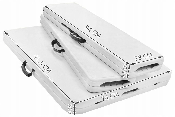 STÓŁ ROZKŁADANY + 2 ŁAWKI ZESTAW CATERINGOWY 180 cm SKŁADANY W WALIZKĘ XXL