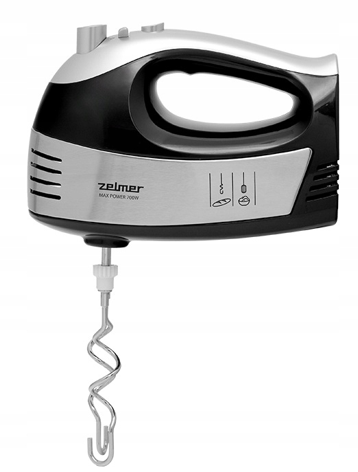 ZELMER ROBOT KUCHENNY MIKSER RĘCZNY ZHM 2453 BS 700W CZARNY POJEMNIK