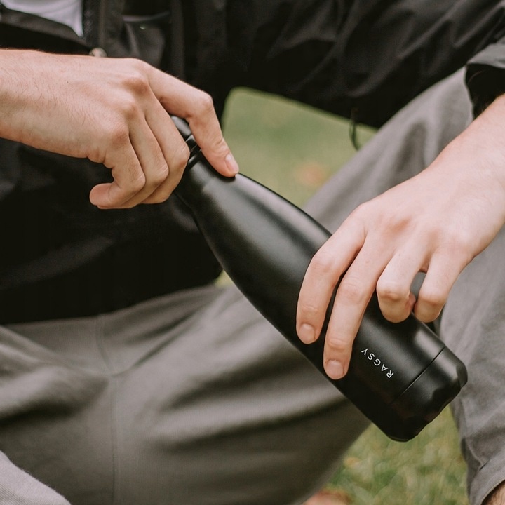 Butelka Termiczna Original 500 ml BPA FREE 12/24H - Midnight/ Czarna