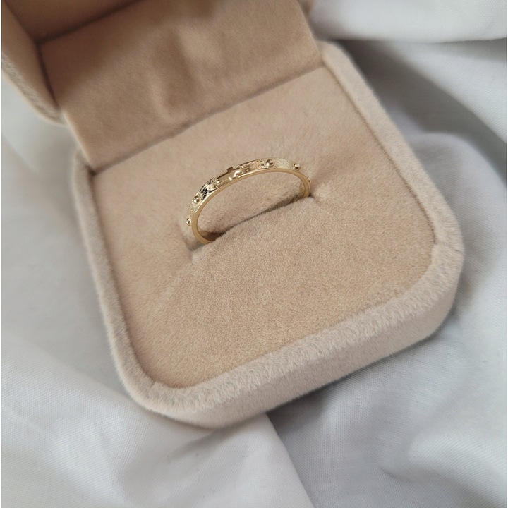 ZŁOTY RÓŻANIEC NA PALEC 585