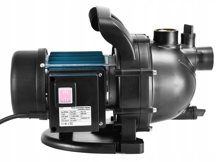 POMPA OGRODOWA 1000W DO WODY PRZENOŚNA HYDROFOROWA WYDAJNA MOCNA SAMOSSĄCA