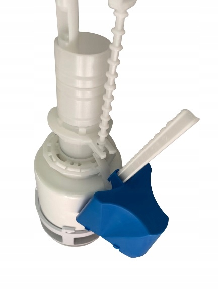 ZAWÓR SPUSTOWY DO SPŁUCZKI WC DWUFUNKCYJNY 3/6 + PRZYCISK - UNIWERSALNY