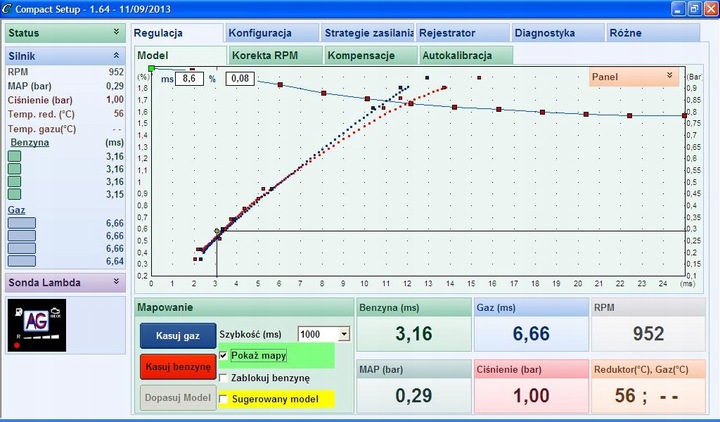 Interfejs LPG USB FTDI do STAG 4metry + program