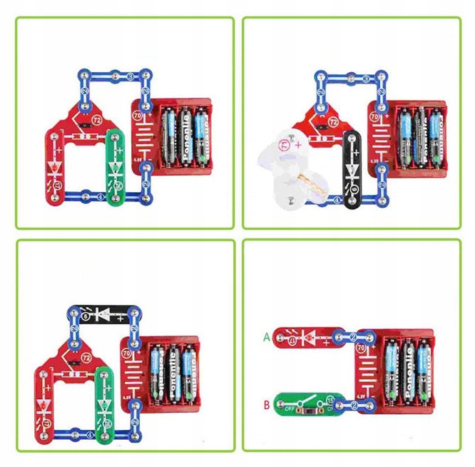 LABORATORIUM ELEKTRONIKI MAŁY ELEKTRONIK ZABAWA NAUKOWA - ZESTAW DLA DZIECI
