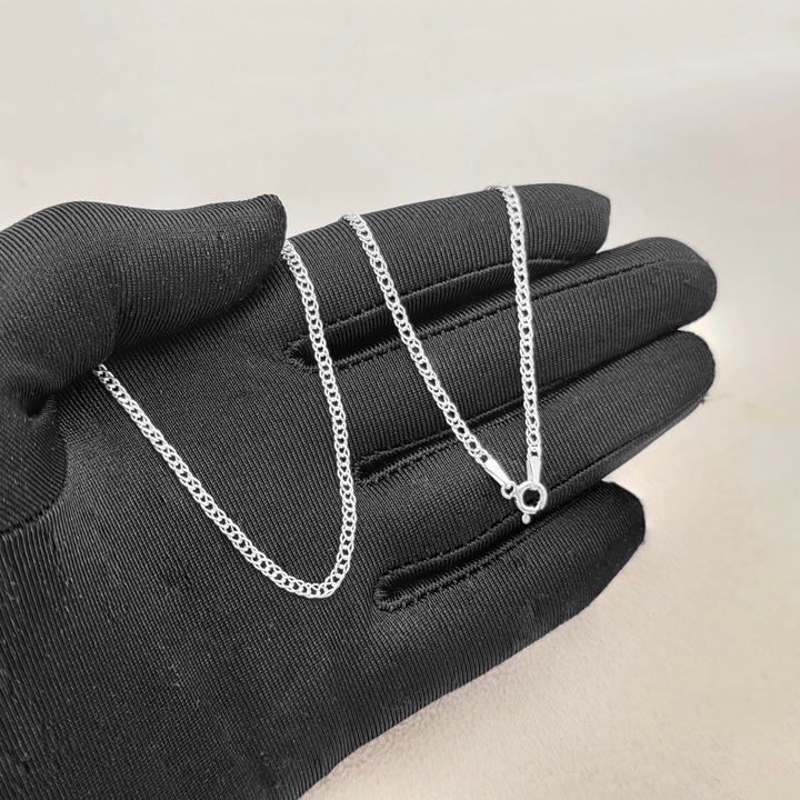 Łańcuszek srebrny pr. 925 Damski Splot Rombus do Zawieszek | 70 cm x 2.5 mm