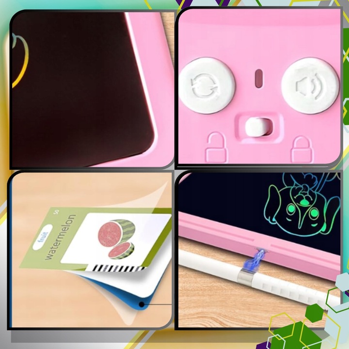 CZYTNIK KART DO NAUKI SŁÓWEK ANGIELSKI ZABAWKA DLA DZIECI RYSIK ZNIKOPIS