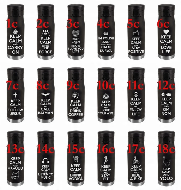 Kubek termiczny 600 ml TERMOS PREZENT szkoła biuro podróż auto TWÓJ GRAWER