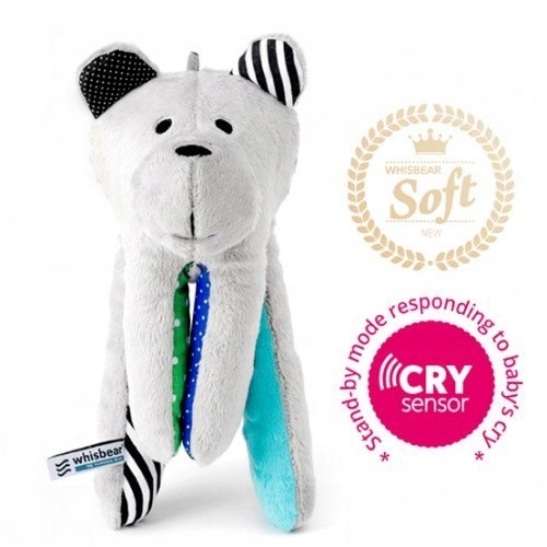 WHISBEAR Szumiący Miś czujnik snu CRY Sensor