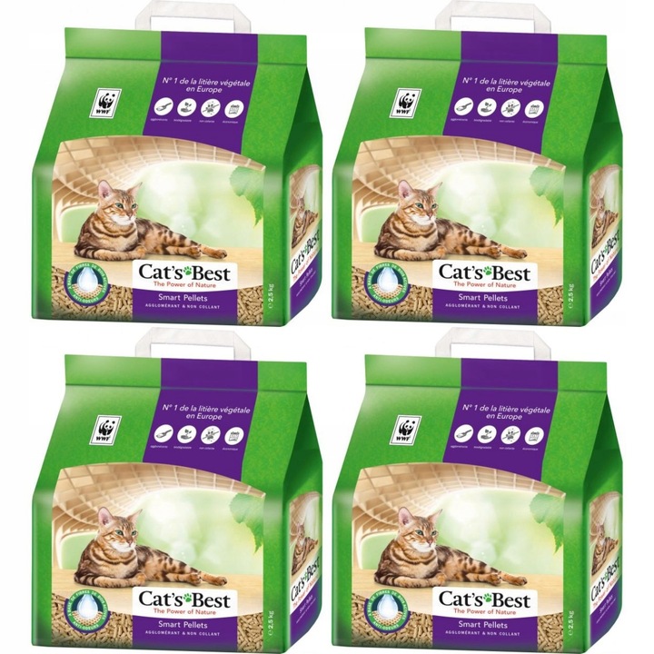 Cat's best Smart Pellet 4x 5L