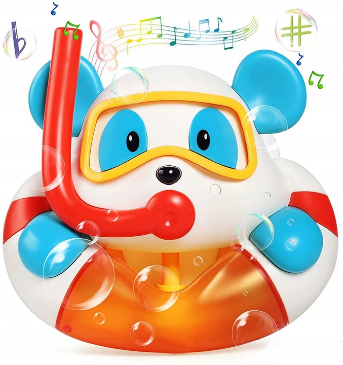 MASZYNKA DO ROBIENIA BĄBELEK PIANY W WANNIE Miś