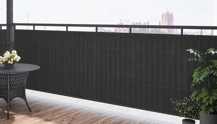 SIATKA CIENIUJĄCA 1,5x50m 90% MASKUJĄCA 140g/m2 OSŁONA OGRODZENIE PŁOT UV5%